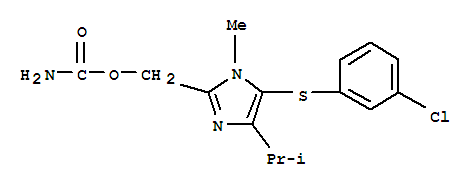 {5-[(3-chlorophenyl)sulfanyl]-1-methyl-4-(1-methylethyl)-1H-imidazol-2-yl}methyl carbamate