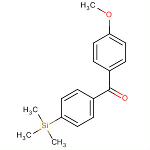 Methanone, (4-methoxyphenyl)[4-(trimethylsilyl)phenyl]- molecular structure
