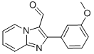 2-(3-METHOXY-PHENYL)-IMIDAZO[1,2-A]PYRIDINE-3-CARBALDEHYDE molecular structure
