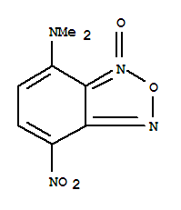 N,N-dimethyl-7-nitro-2,1,3-benzoxadiazol-4-amine 1-oxide molecular structure