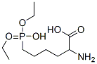 L(+)-2-AMINO-6-(O,O-DIETHYLPHOSPHONO)HEXANOIC ACID, 98% EE, 98 molecular structure