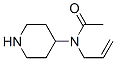 Acetamide,N-4-piperidinyl-N-2-propen-1-yl- molecular structure