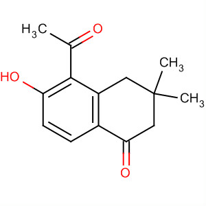 1(2H)-Naphthalenone, 5-acetyl-3,4-dihydro-6-hydroxy-3,3-dimethyl- molecular structure