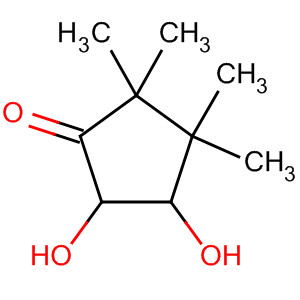 Cyclopentanone, 4,5-dihydroxy-2,2,3,3-tetramethyl- molecular structure