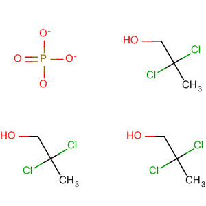 1-Propanol, 2,2-dichloro-, phosphate (3:1) molecular structure
