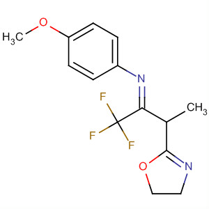 Benzenamine,N-[2-(4,5-dihydro-2-oxazolyl)-1-(trifluoromethyl)propylidene]-4-methoxy-,(Z)-