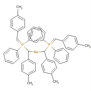 Barium,bis[(4-methylphenyl)[[(4-methylphenyl)methylene]diphenylphosphoranyl]methyl]- molecular structure