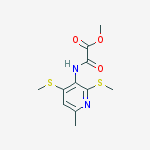 methyl 2-(6-methyl-2,4-bis(methylthio)pyridin-3-ylamino)-2-oxoacetate