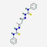 1-phenyl-3-[(e)-[(4e)-4-(phenylcarbamothioylhydrazinylidene)butan-2-ylidene]amino]thiourea