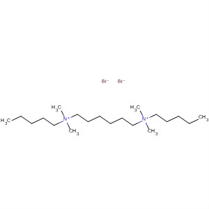 1,6-Hexanediaminium, N,N,N',N'-tetramethyl-N,N'-dipentyl-, dibromide molecular structure