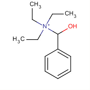 Benzenemethanaminium, N,N,N-triethyl-a-hydroxy- molecular structure