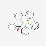 methanesulfonic acid,(2-oxo-1,2-diphenyl-ethyl)-triphenyl-phosphonium molecular structure