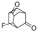 4-Fluoro-2,6-adamantanedione molecular structure