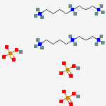 N-(3-Aminopropyl)-1,4-butanediamine/phosphoric acid,(1:x) molecular structure