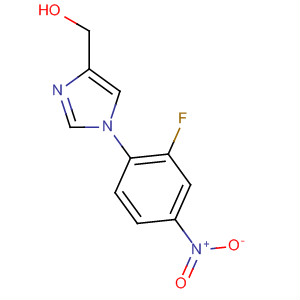 1H-Imidazole-4-methanol, 1-(2-fluoro-4-nitrophenyl)- molecular structure
