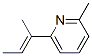 PYRIDINE,2-METHYL-6-(1-METHYL-1-ALLYL)- molecular structure