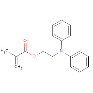 2-Propenoic acid, 2-methyl-, 2-(diphenylamino)ethyl ester molecular structure
