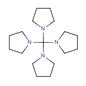 Pyrrolidine, 1,1',1'',1'''-methanetetrayltetrakis- molecular structure