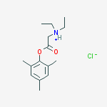 N,N-diethyl-2-oxo-2-(2,4,6-trimethylphenoxy)ethanaminium chloride