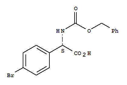 Benzeneacetic acid, 4-bromo-a-[[(phenylmethoxy)carbonyl]amino]-,(aS)-