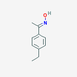 1-(4-Ethylphenyl)ethanone oxime molecular structure