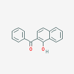 (1-hydroxynaphthalen-2-yl)-phenylmethanone molecular structure
