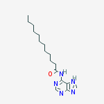 N-(5H-purin-6-yl)dodecanamide molecular structure