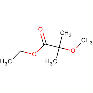Propanoic acid, 2-methoxy-2-methyl-, ethyl ester molecular structure