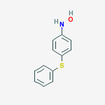 N-hydroxy-4-(phenylsulfanyl)aniline molecular structure