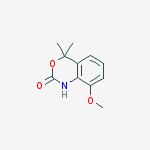 8-methoxy-4,4-dimethyl-1,4-dihydro-2h-3,1-benzoxazin-2-one