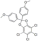 4,5,6,7-Tetrachloro-2,2-bis(4-methoxyphenyl)-1,3-benzodioxole molecular structure