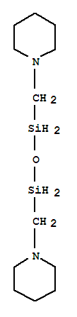 Piperidine,1,1'-[1,3-disiloxanediylbis(methylene)]bis- (9CI) molecular structure