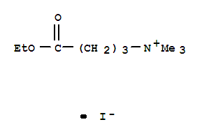 1-Butanaminium,4-ethoxy-N,N,N-trimethyl-4-oxo-, iodide (1:1) molecular structure