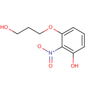 Phenol, 3-(3-hydroxypropoxy)-2-nitro- molecular structure