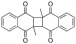 5a,5b,11a,11b-Tetrahydro-5a,11a-dimethyldibenzo[b,h]biphenylene-5,6,11,12-tetrone molecular structure