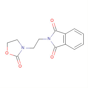 1H-Isoindole-1,3(2H)-dione, 2-[2-(2-oxo-3-oxazolidinyl)ethyl]- molecular structure