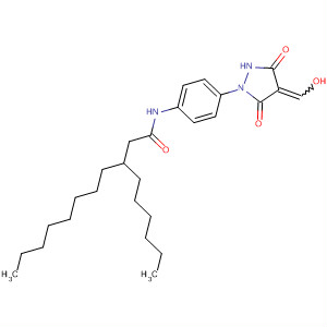 Undecanamide,3-hexyl-N-[4-[4-(hydroxymethylene)-3,5-dioxo-1-pyrazolidinyl]phenyl]-