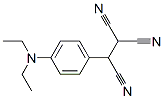 [4-(diethylamino)phenyl]ethylenetricarbonitrile molecular structure
