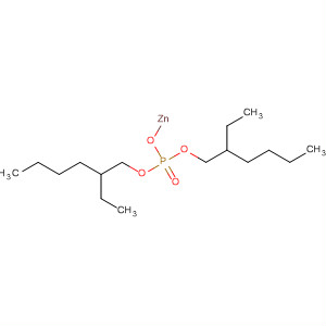 Phosphoric acid, bis(2-ethylhexyl) ester, zinc salt molecular structure