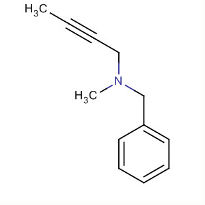 Benzenemethanamine, N-2-butynyl-N-methyl- molecular structure