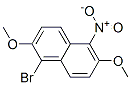 1-Bromo-2,6-dimethoxy-5-nitronaphthalene molecular structure