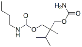 N-Butylcarbamic acid 2-(carbamoyloxymethyl)-2,3-dimethylbutyl ester molecular structure