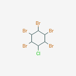 1-CHLORO-2,3,4,5,6-PENTABROMO CYCLOHEXANE molecular structure
