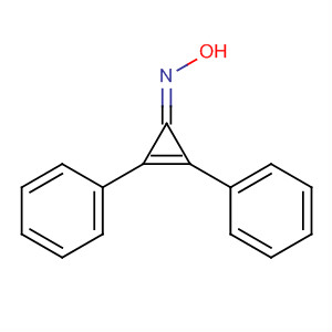 2-Cyclopropen-1-one, 2,3-diphenyl-, oxime molecular structure