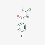 (E)-β-Chloro-4-fluoroacrylophenone molecular structure