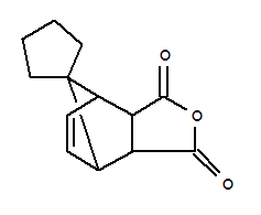 Spiro[cyclopentane-1,8'-[4,7]methanoisobenzofuran]-1',3'-dione,3'a,4',7',7'a-tetrahydro- molecular structure