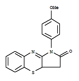 1-(4-methoxyphenyl)-3,3a-dihydropyrrolo[3,2-b][1,4]benzothiazin-2(1H)-one