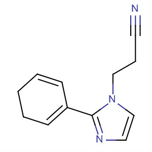 1H-Imidazole-1-propanenitrile, 4,5-dihydro-2-phenyl- molecular structure