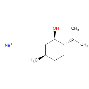 Cyclohexanol, 5-methyl-2-(1-methylethyl)-, sodium salt, (1R,2S,5R)- molecular structure