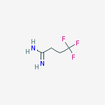 4,4,4-trifluorobutanimidamide molecular structure